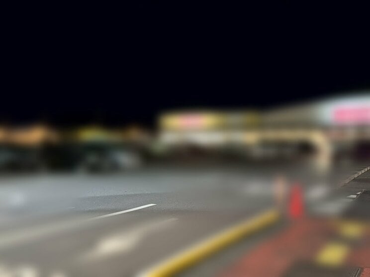 現場となったスーパー（撮影/集英社オンライン）