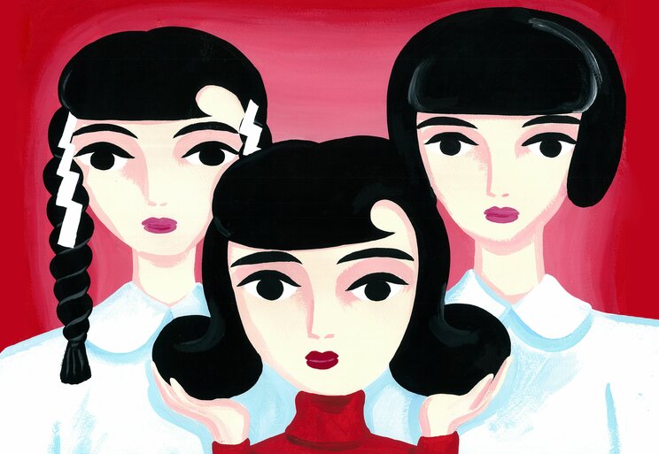 イラストレーター・中村桃子による連載挿絵