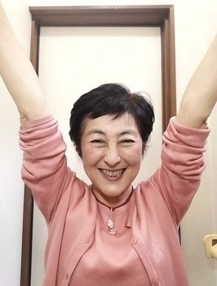 坪久田さんはオンライン取材でも常に笑顔
 