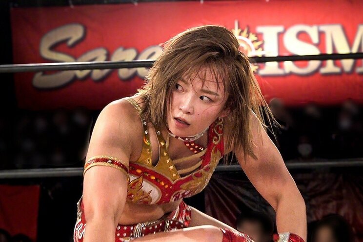 リング上では鬼気迫る表情で闘う　©Sareee-ISM