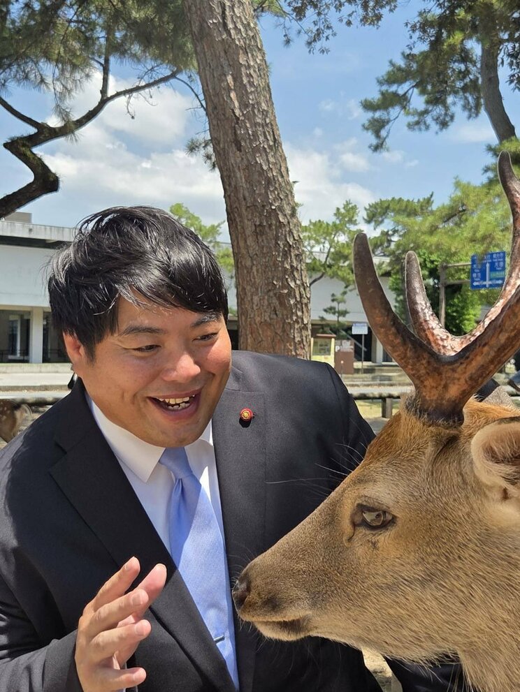 シカの見守りが政治家への第一歩となった