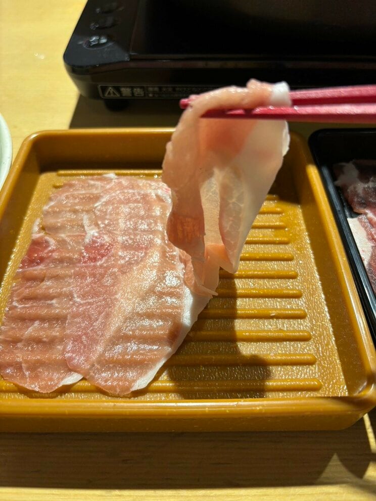 しゃぶ葉のお肉（写真／読者提供）