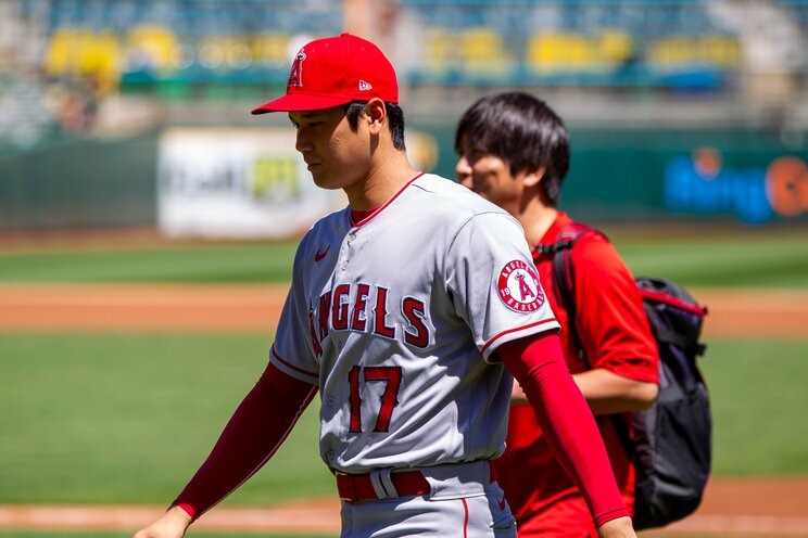 エンゼルス時代の大谷氏と水原氏　写真／shutterstock