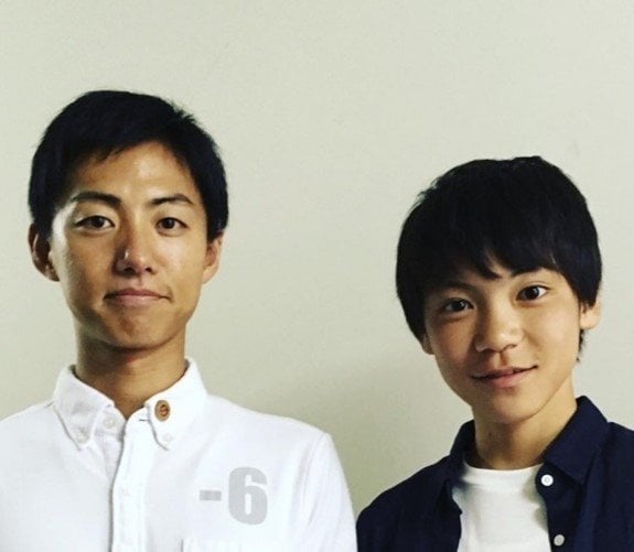 「もっとみのかも夢大使」だった若山容疑者（右）と藤井浩人市長 （左）市長SNSより