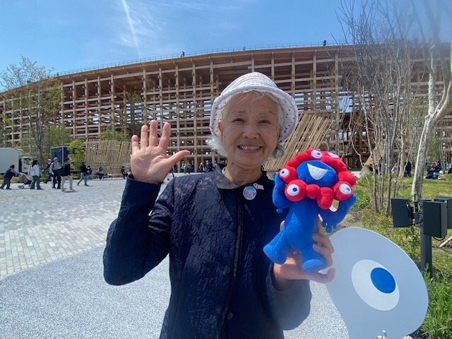 大阪・関西万博でも“皆勤”を目指す「万博おばあちゃん」の山田さん
