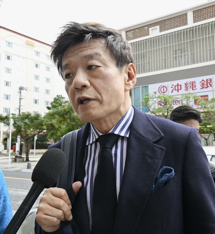 取材に応じるジャングリア沖縄の企画を担う刀の森岡毅ＣＥＯ（写真／共同通信社）