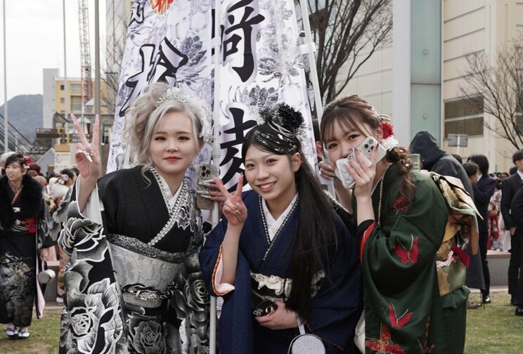 北九州市二十歳の記念式典にて　写真／篠原祐介