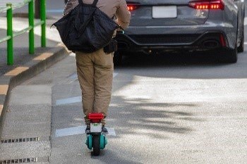 利用者数は年々増加している電動キックボード