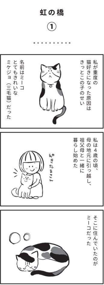 【保護ネコ漫画あり】SNSで話題のコミックエッセイ。著者が保護活動を続ける理由となったミケジョ（三毛猫）のミーコが教えてくれた命の大切さ_2