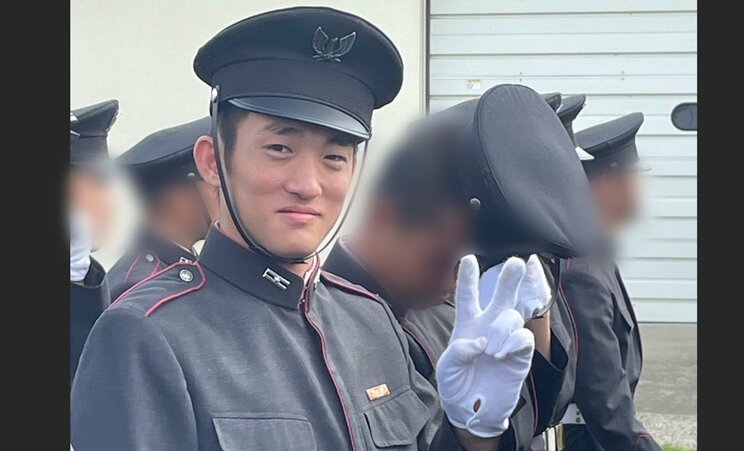 陸上自衛隊高等工科学校でのひゅうがさん(写真/本人提供)