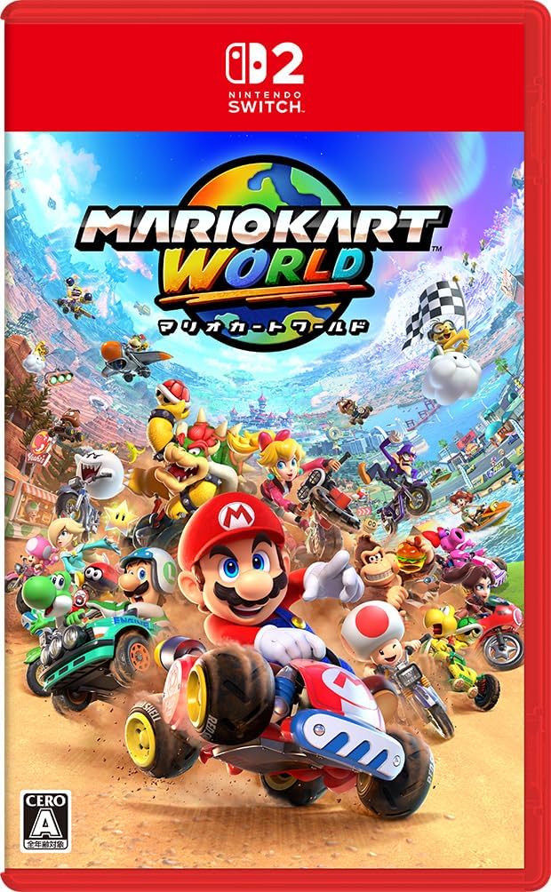 本体と同時に発売する人気シリーズの最新作『マリオカート ワールド』