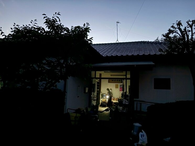 地元の公民館（仮避難所）　（撮影／集英社オンライン）