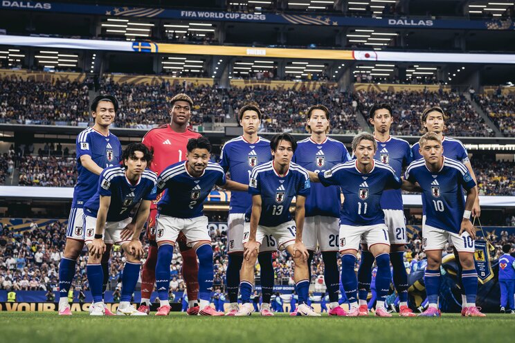 スウェーデン戦の日本代表スタメン（写真／JMPA）