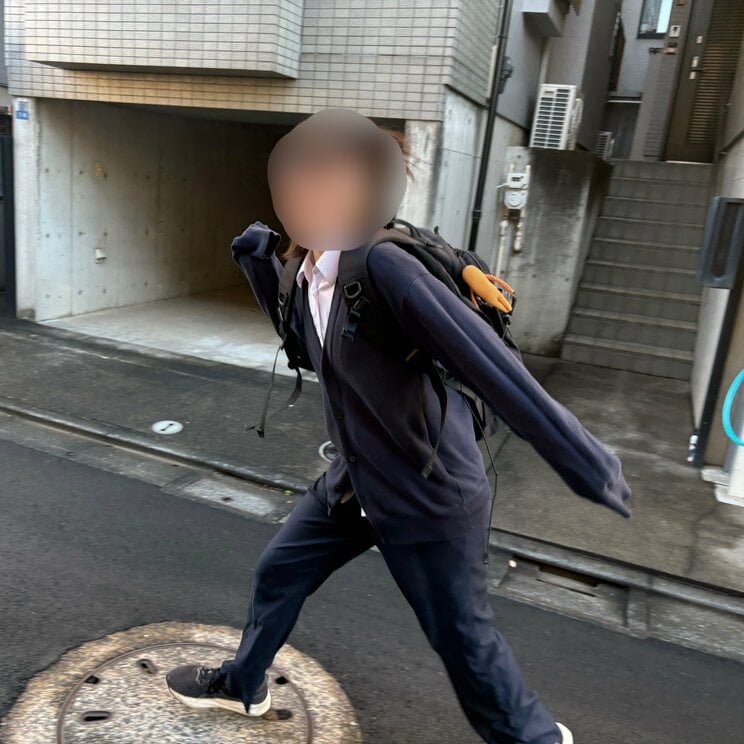 江戸走りをする子ども（写真／読者提供）