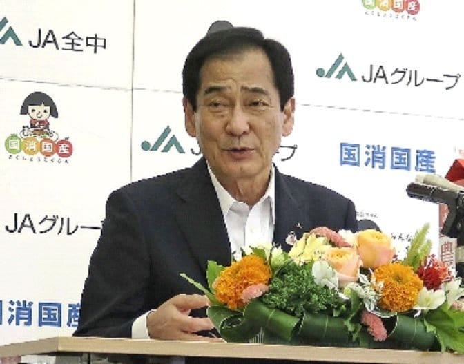 JA全中の山野徹会長（写真／共同通信社）