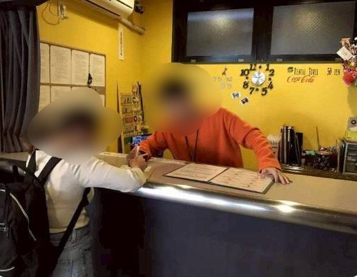 日本のホステルで働いていたときのチェ・コンウさん（34歳、仮名）