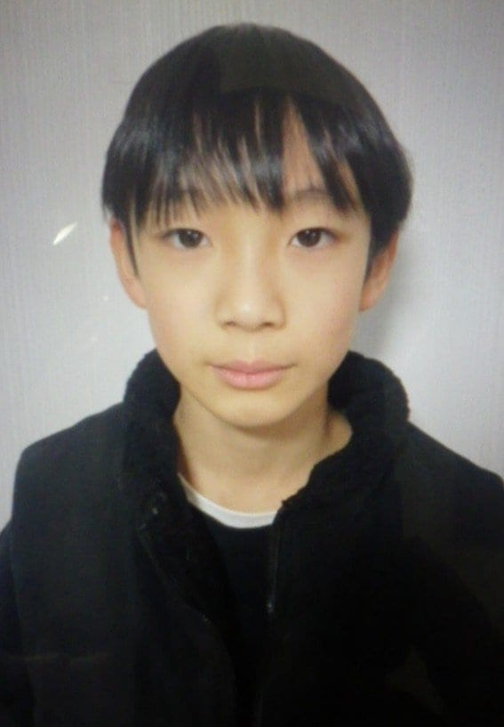 行方不明になった結希君（画像／府警提供）