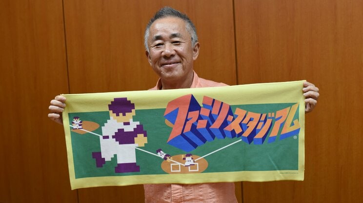 開発中はデバッグ作業と称して、開発部員間でよく対戦していたが、あまりに盛り上がるので部署内で“ファミスタ禁止令”が発令。「これで売れると確信できました」（岸本さん）