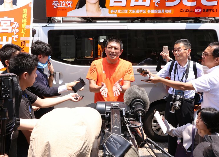 参政党の神谷代表（写真／産経新聞社）