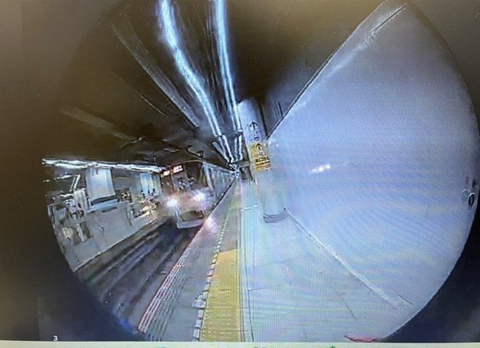 録画映像のイメージ（写真／小田急電鉄提供）