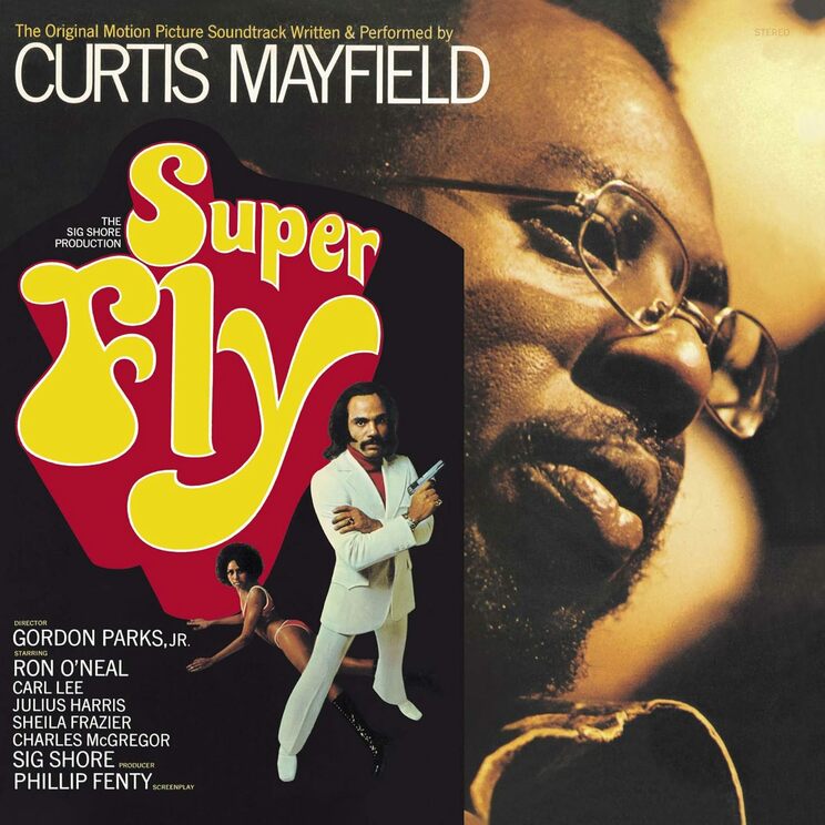 1972年に同名映画のサウンドトラックとして制作されたアルバム『スーパーフライ』。写真は『スーパーフライ＋11』（2011年7月20日発売、VICTOR ENTERTAINMENT）のジャケット