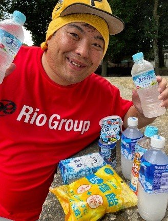 シカの見守り中にもらった差し入れ
