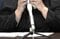9月2日、記者会見で泣きながら話す亡くなったＡさんの母親（撮影／集英社オンライン）