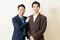 スーパー歌舞伎『もののけ姫』でアシタカ役を演じる市川團子(写真右)と、サン役を演じる中村壱太郎（左）