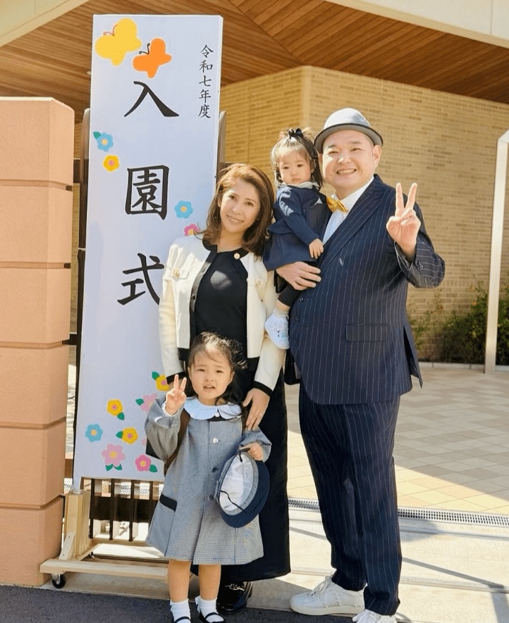 入園式の様子（本人Instagramより）