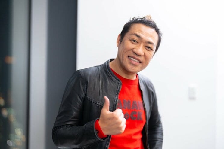 再び紅白へ出たいと話したはなわ　撮影／佐藤靖彦