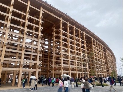 万博のシンボルである「大屋根リング」