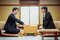 「幽玄の間」での対局風撮影は貴重な一枚に。日本棋院公式Youtubeでの動画もチェック!