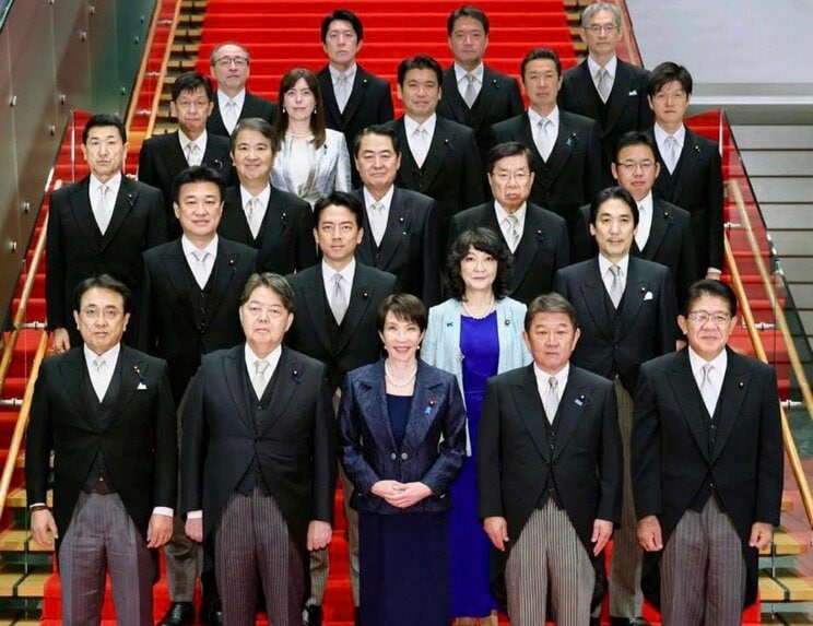 高市内閣（首相官邸「Ｘ」より）