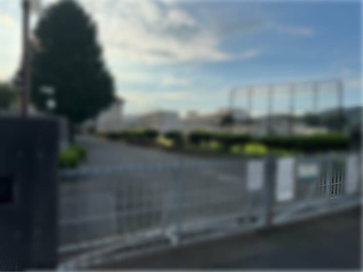 男子生徒が通っていた中学校（撮影/集英社オンライン）