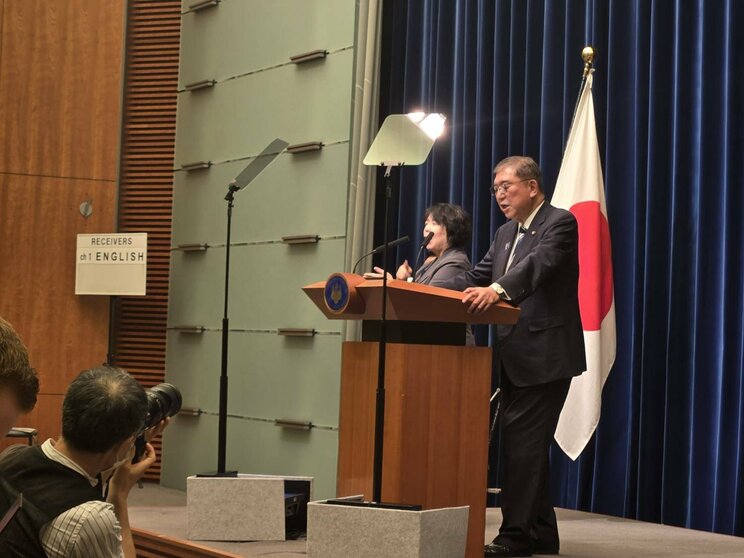 退陣を表明した石破茂首相（本人Xより）