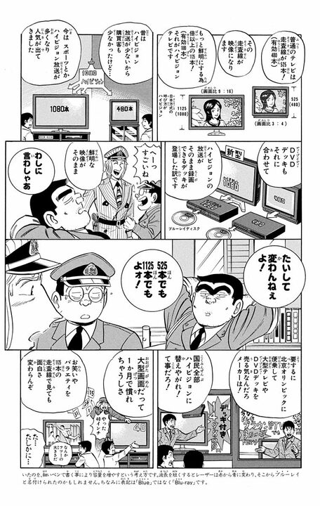 【こち亀】「結局どれ買えばいいんだよ!」テレビ&映像メディアの“次世代”乱立に両さんがブチギレ!_3