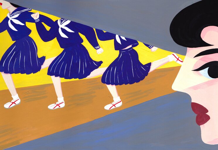 イラストレーター・中村桃子による連載挿絵