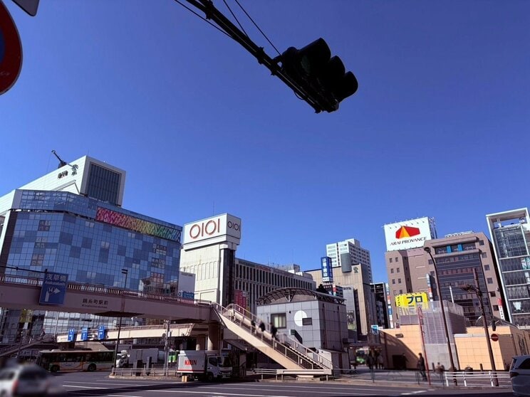 駅の南口側（撮影／集英社オンライン）