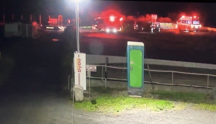 遺体発見直後と思われる近所の防犯カメラの映像（写真／近隣住民提供）