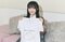 「“明日から本気出す”というメッセージが可愛くて買いました」と話す片山紗希さん　写真／松林寛太