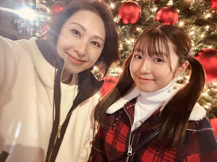 佐田さんと娘の愛Ris（アイリス）さん