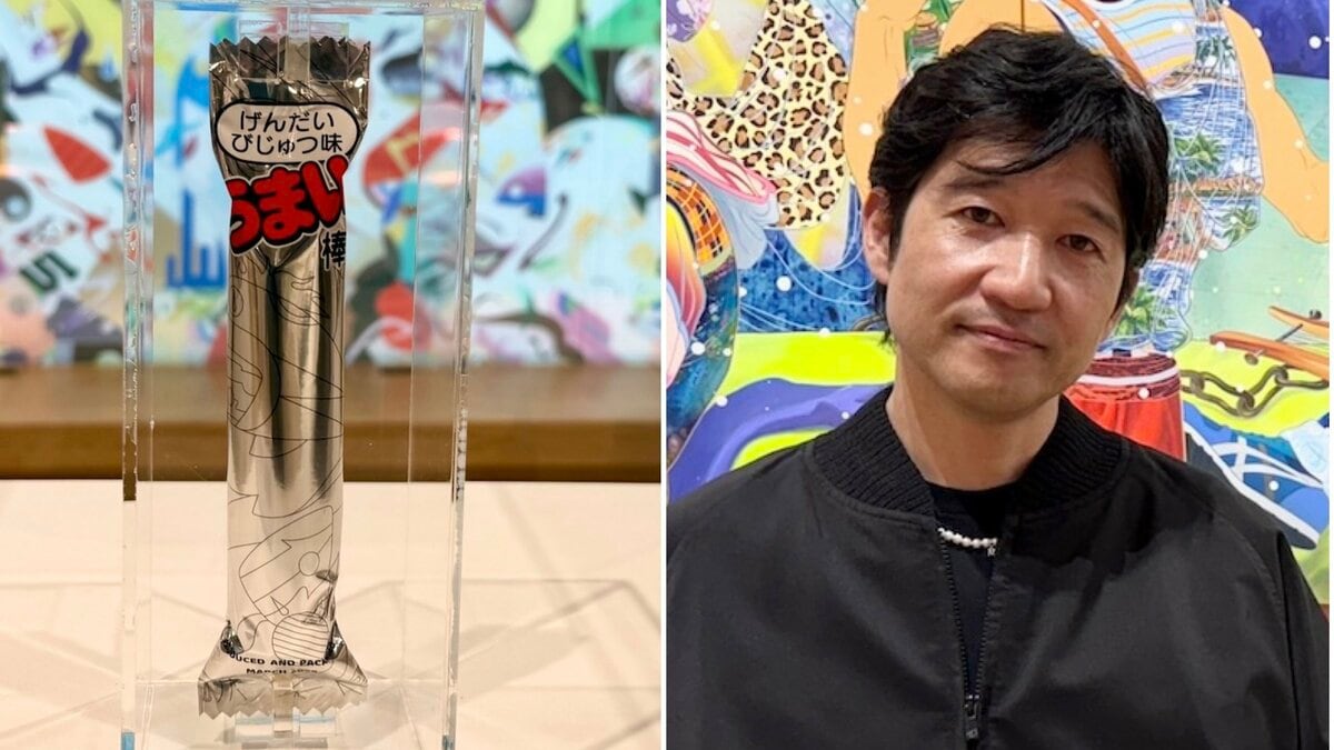 即完売「1本10万円のうまい棒」を現代美術家・松山智一はなぜ作ったのか？ 「僕自身をうまい棒に重ね合わせて、ある意味自身のこれまでの活動を投影した作品です」〈本人インタビュー〉 | 集英社オンライン | ニュースを本気で噛み砕け