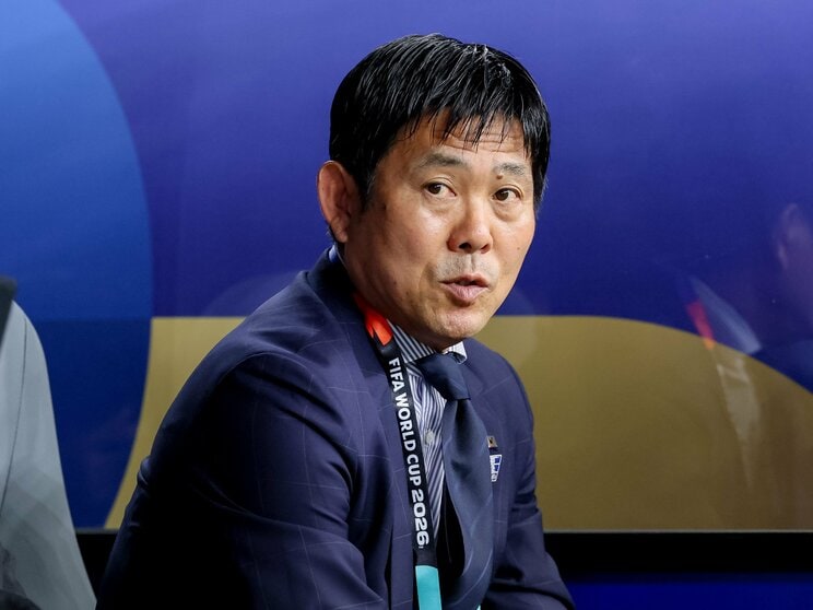 その手腕がいま、「Z世代の理想の上司」としてビジネスの文脈で語られるようになった森保一監督（写真／JMPA）