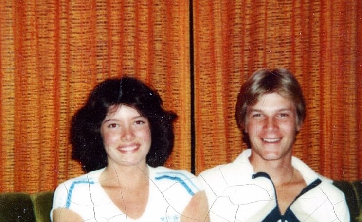 モデルになることを後押ししてくれた当時のボーイフレンド（本人提供）