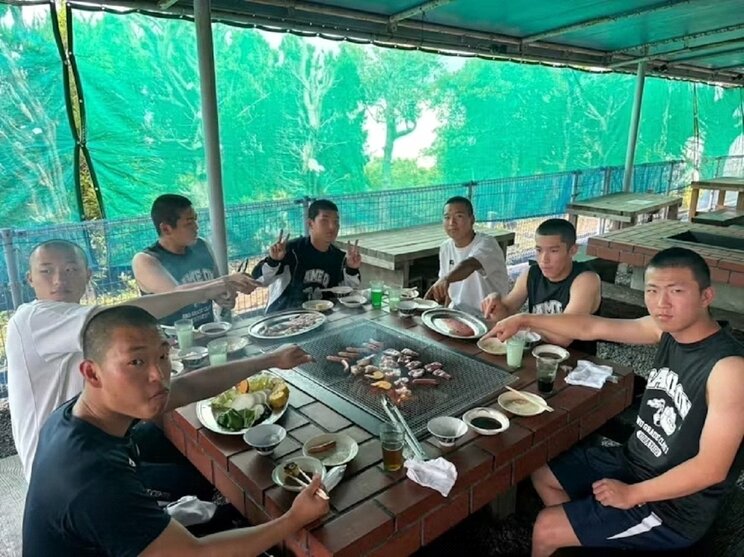 南陵高校の野球部（和歌山南陵高校クラウドファンディングサイトより）