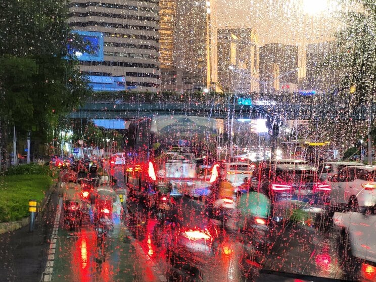 ゲリラ豪雨のイメージ。写真／Shutterstock