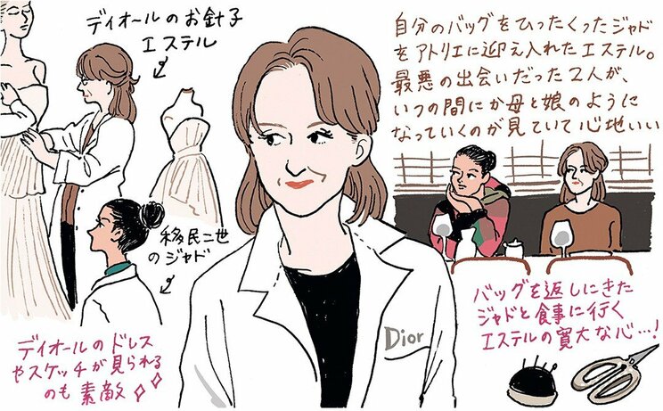 美をまとう女 from『オートクチュール』【イラストレーター チヤキが描く映画の中の愛すべき女子図鑑】_2