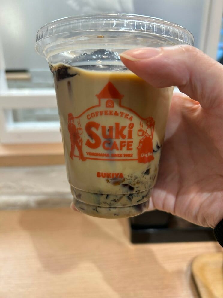 黒糖ゼリーほうじ茶ラテ（Mサイズ/280円）