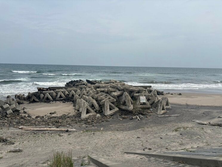遺体が遺棄された海岸（撮影/集英社オンライン）