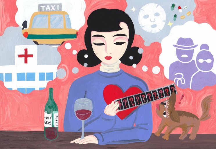 イラストレーター・中村桃子による連載挿絵